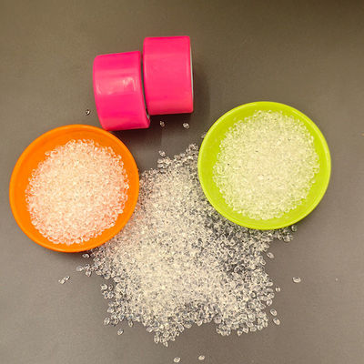 TPU-Rohmaterial 80A Spritzgussqualität Klare Granulate für Vieh-Ohrmarken Ölbeständig Wasserbeständig Schimmelresistent