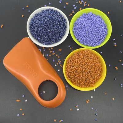 TPU-Granulat zur Spritzgießerei mit Glasfaserverstärkung, Flammschutzmittel und UV-Stabilisator für Schuhsohlen