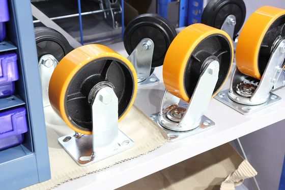 Castor Quay Wheel Lagging Rohstoff Faser TPU Gute Härte Hydrolyse Widerstand Chemische Beständigkeit Super Abrasionsmaterial