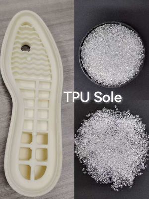 TPU-Rohstoffe Weit verbreitet in Sohlen und Gießmaschinen und medizinischen Geräten und Verpackungen und Elektronik mit guter Wiederaufnahme, guter Verschleißfestigkeit und ausgezeichneter Zähigkeit